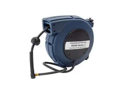 PLASTIC AIR HOSE REEL BLUE